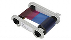 Полноцветная лента YMCKK на 500 оттисков с двумя панелями черного для двусторонней печати в Краснодаре